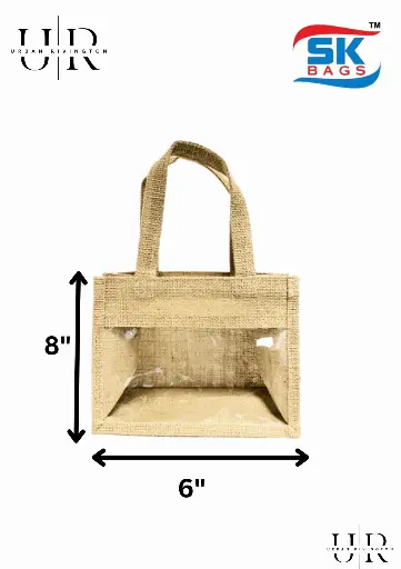 8*6 PVC Jute Bag